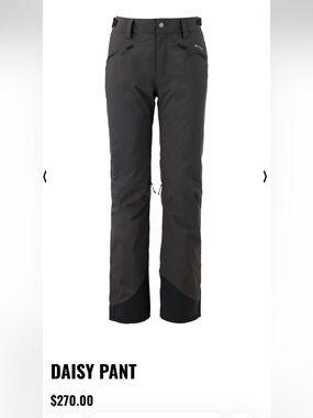 Flylow Women’s Daisy Black Outdoor Snowboarding Pants